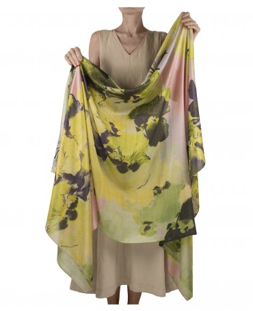 Палантин Женский SN40-FL.DU.CIEL/CITRON